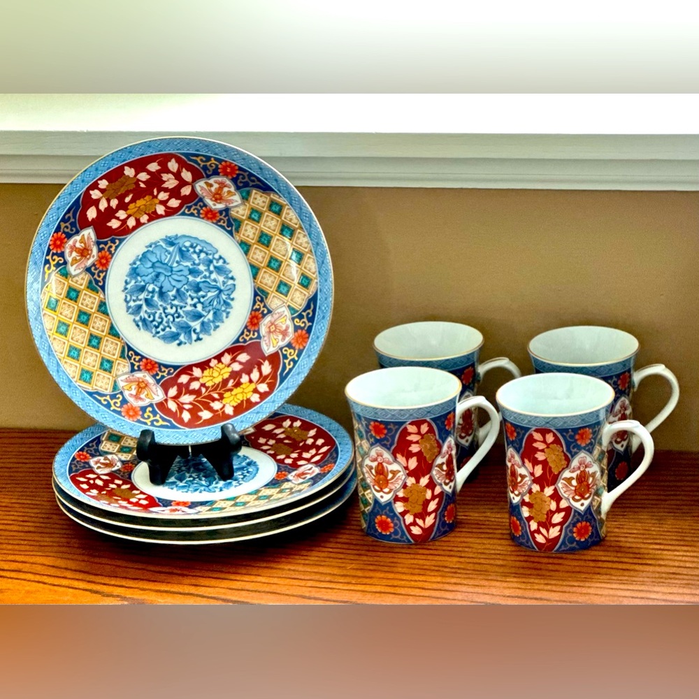 Smithsonian “Imari” Dessert set - 8 pieces